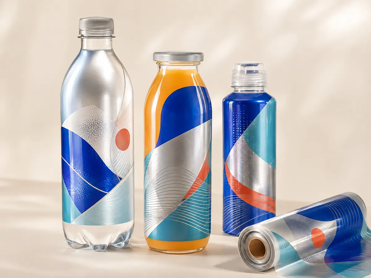 Custom beverage shrink sleeve labels