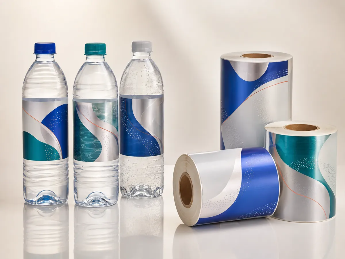 Custom BOPP bottle labels and printed roll stock