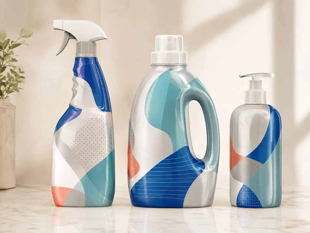 Custom household shrink sleeve labels