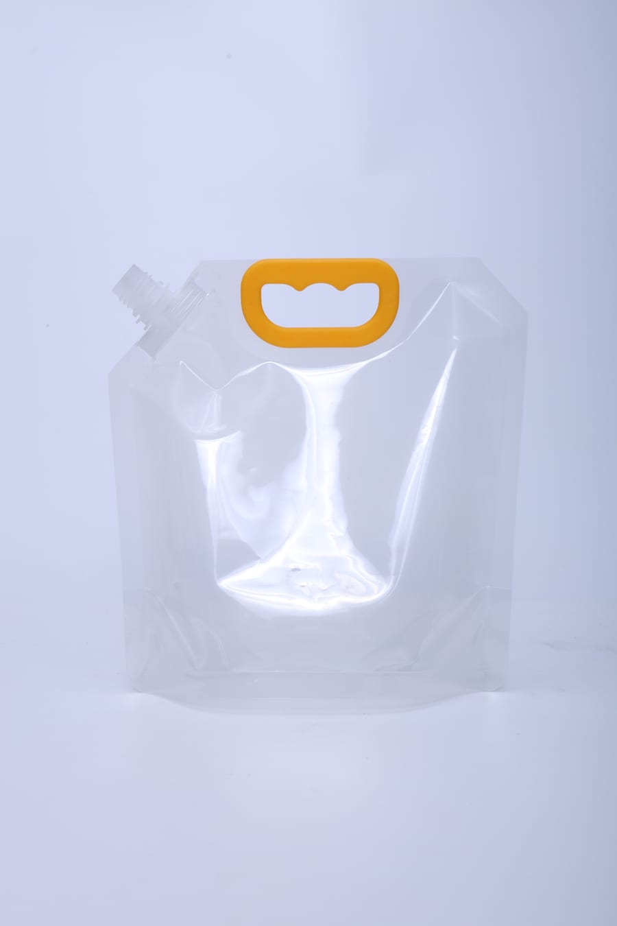 Clear handle pouch