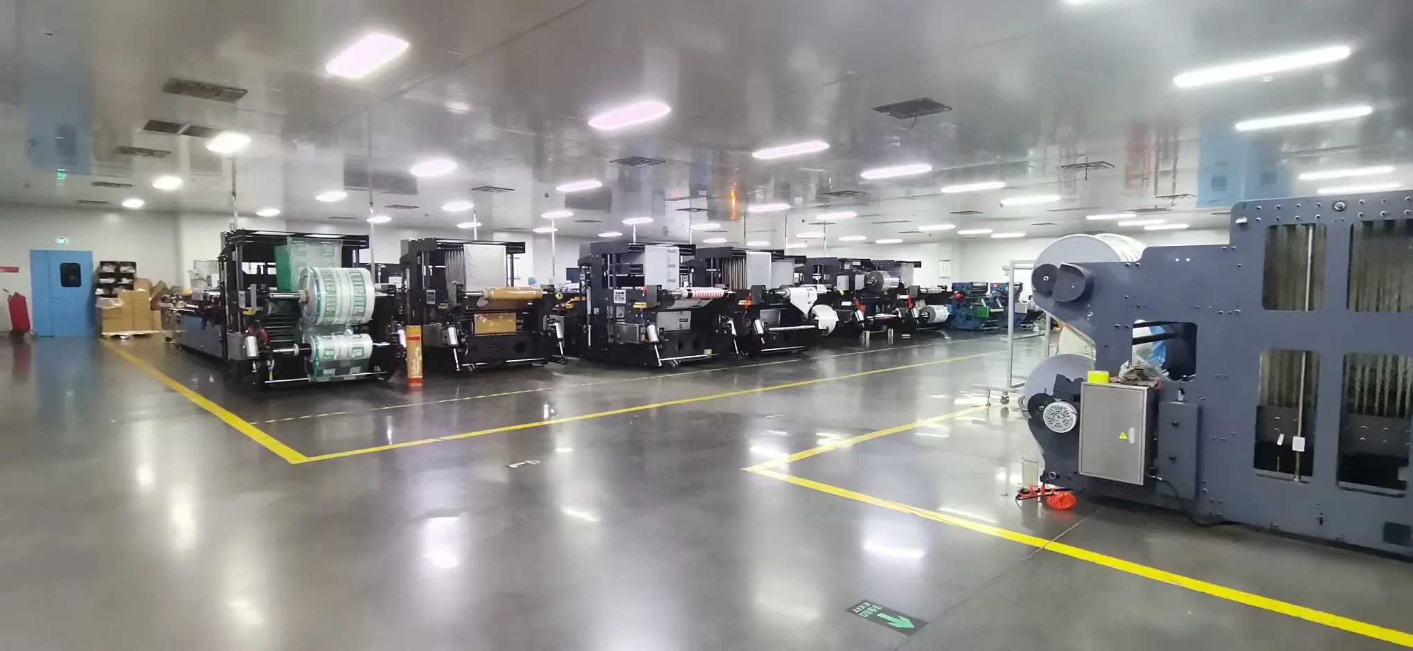 Flexible packaging manufacturing floor in China